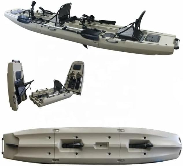 Kayak de pesca modular desmontable en secciones para transporte en maletero